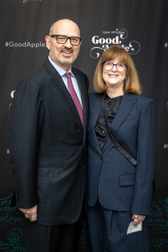 Terry Lohrenz and Katie Sammons attend the 2023 Good Apple Dinner.
