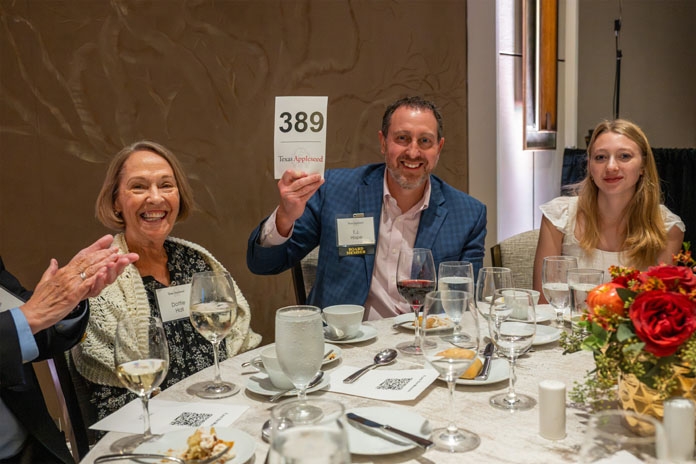 People attending the Good Apple Dinner