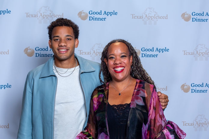 People attending the Good Apple Dinner
