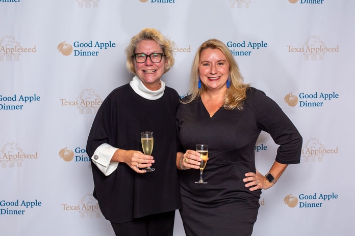 People attending the Good Apple Dinner