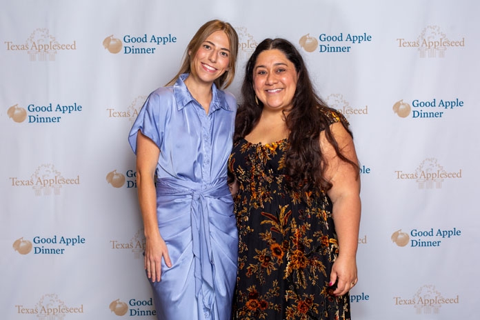 People attending the Good Apple Dinner