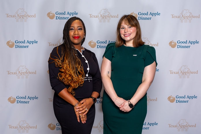 People attending the Good Apple Dinner