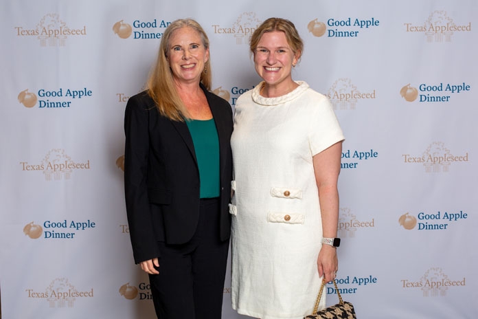 People attending the Good Apple Dinner