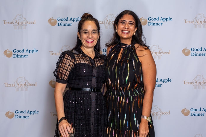 People attending the Good Apple Dinner
