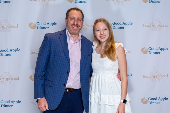 People attending the Good Apple Dinner
