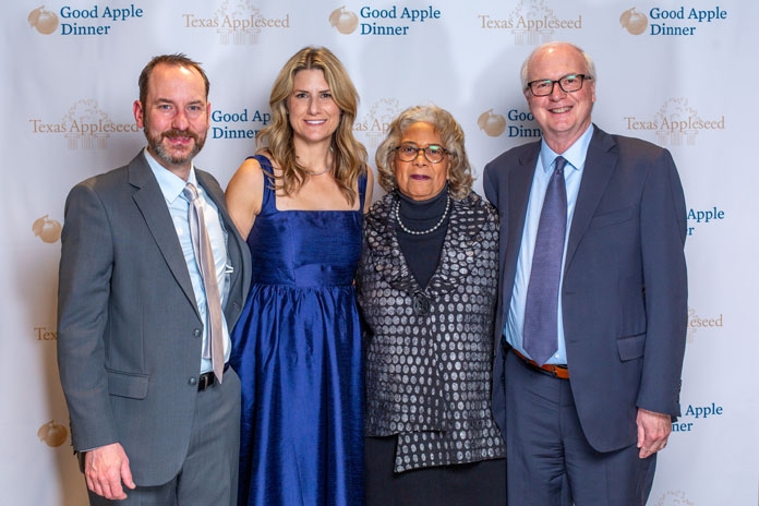 People attending the Good Apple Dinner