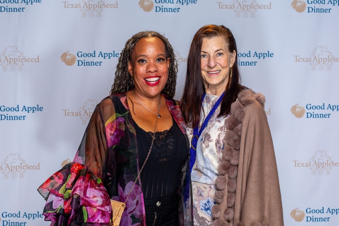 People attending the Good Apple Dinner