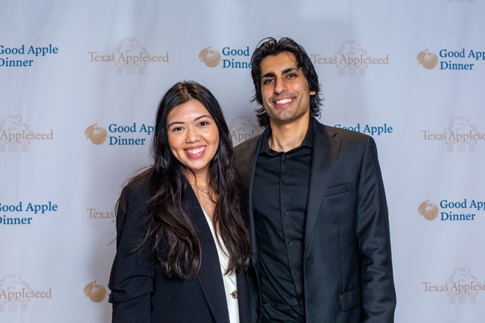 People attending the Good Apple Dinner