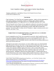 Cover page of written testimony, Texas Senate Committee on Business & Commerce Interim Charge Hearing